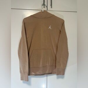 Air Jordan MJ Brooklyn Fleece Pullover Hoodie Brown Youth L 147-163CM 12-13 YRS